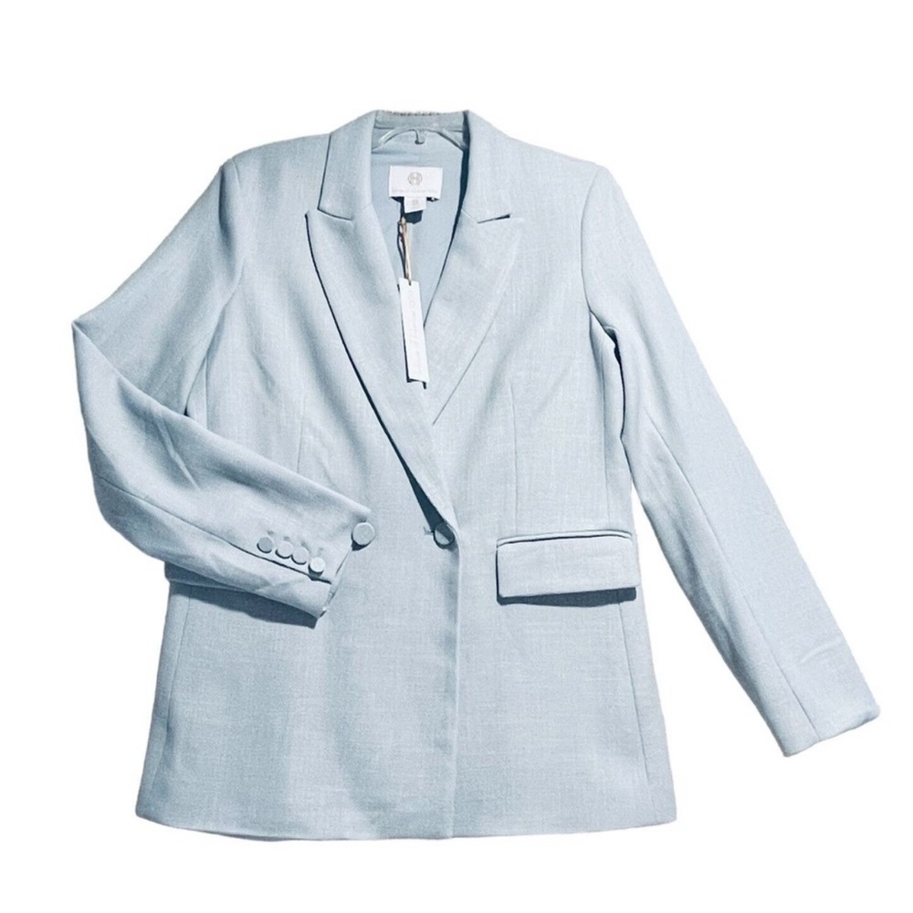 ISO House of Harlow 1960 Blue Tweed Blazer